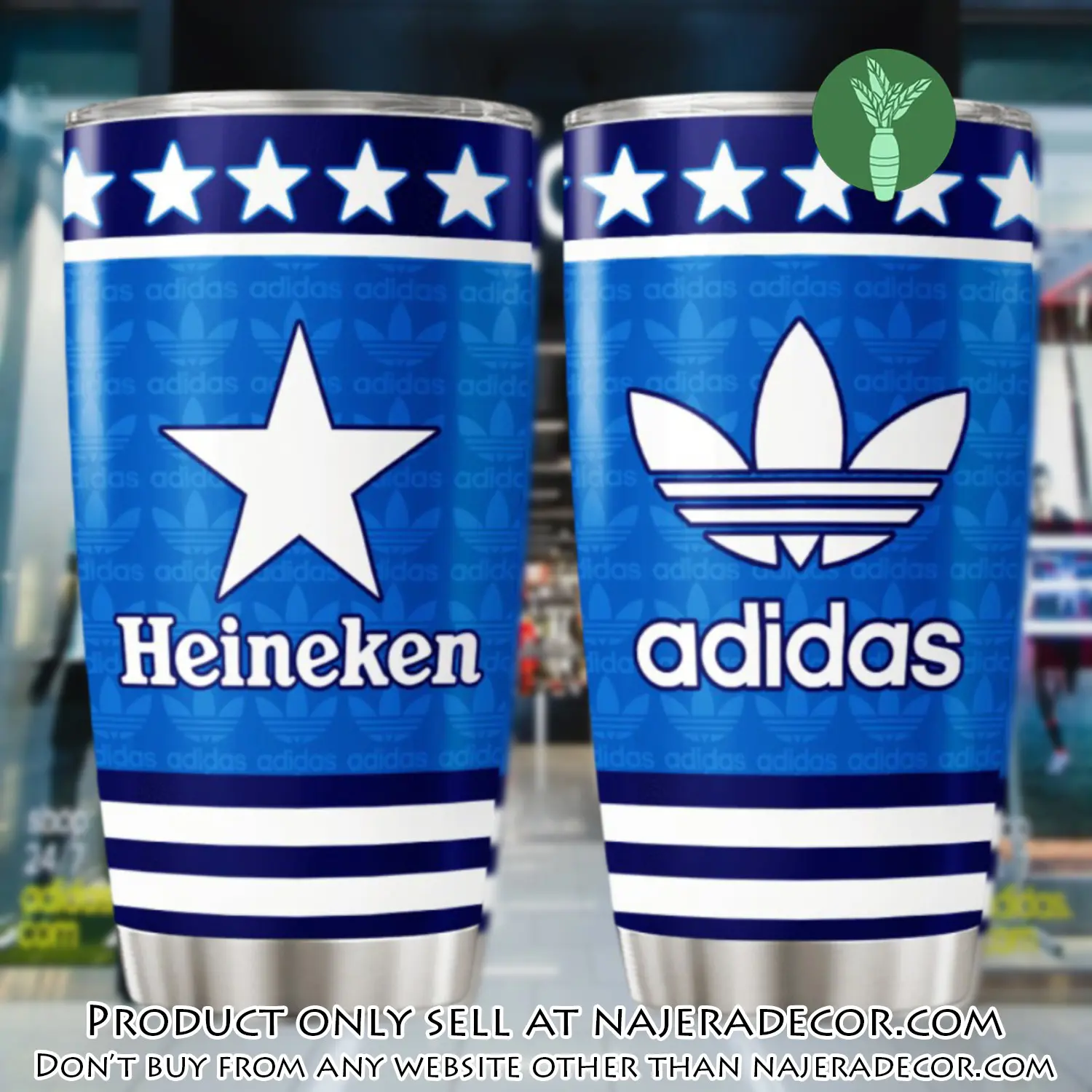 Adidas heineken stainless steel tumbler 20oz30oz njr3135039